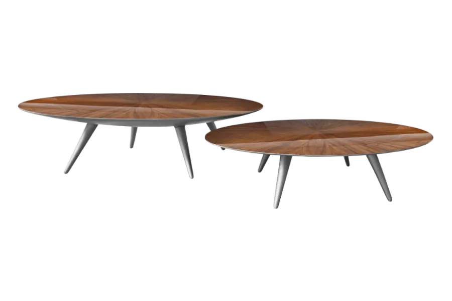 obrazek 3 Stolik kawowy z korpusem w kolorze aluminium - Gansk