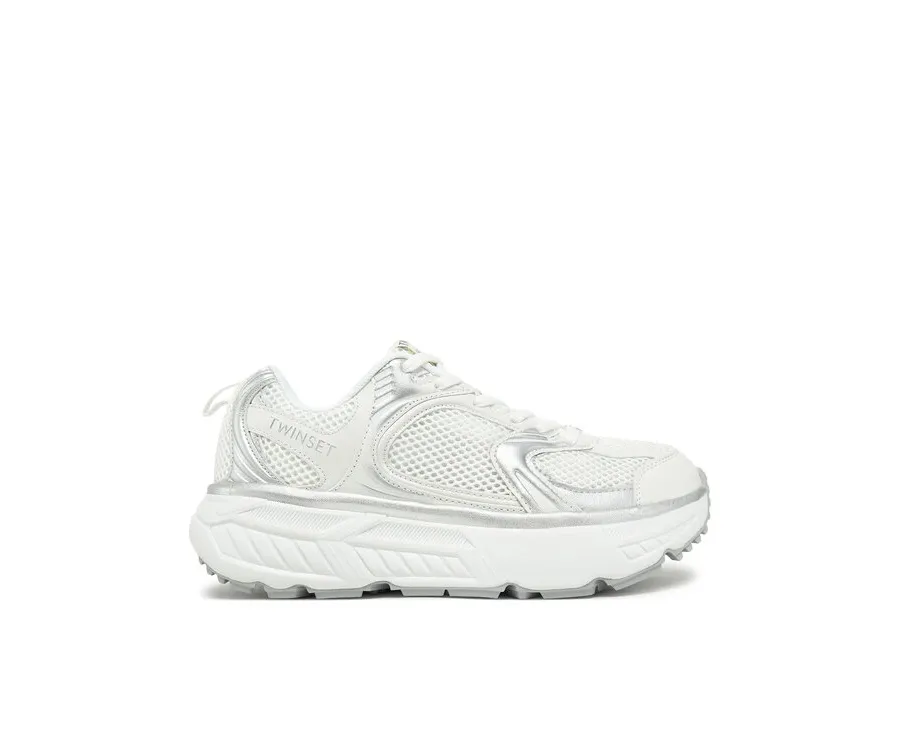 obrazek 1 TWINSET Sneakersy 251TCP030 Biały