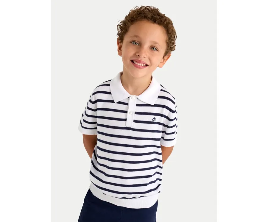 obrazek 1 Mayoral Polo 3104 Biały Regular Fit