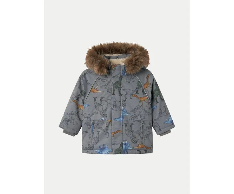 obrazek 1 NAME IT Kurtka zimowa 13230589 Szary Regular Fit