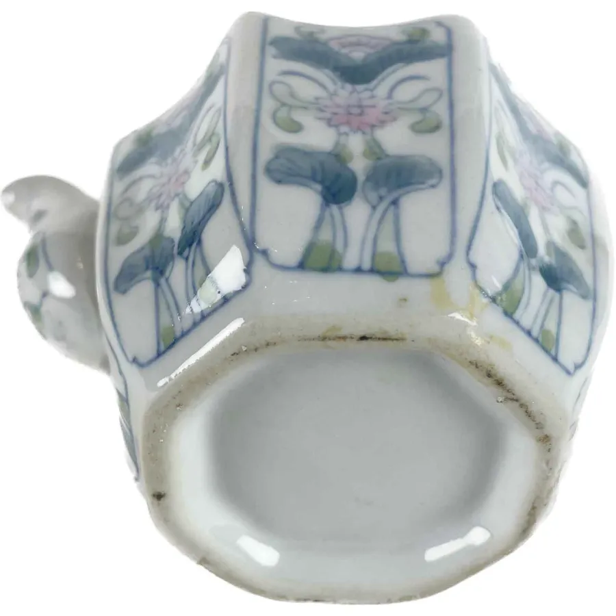 obrazek 5 Niepowtarzalny niebiesko-biały czajniczek porcelanowy z XX wieku