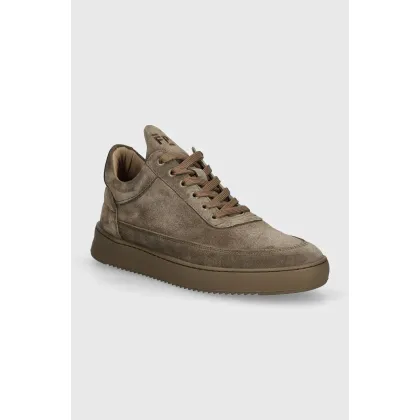 Zdjęcie Filling Pieces sneakersy zamszowe Low Top Suede kolor brązowy 10122791405