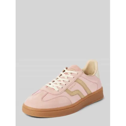 Zdjęcie Sneakersy z mieszanki skóry z detalem z logo model ‘CUZIMA’