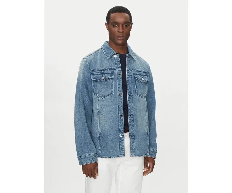 obrazek 1 Michael Kors Kurtka jeansowa CR5900PFAU Niebieski Regular Fit