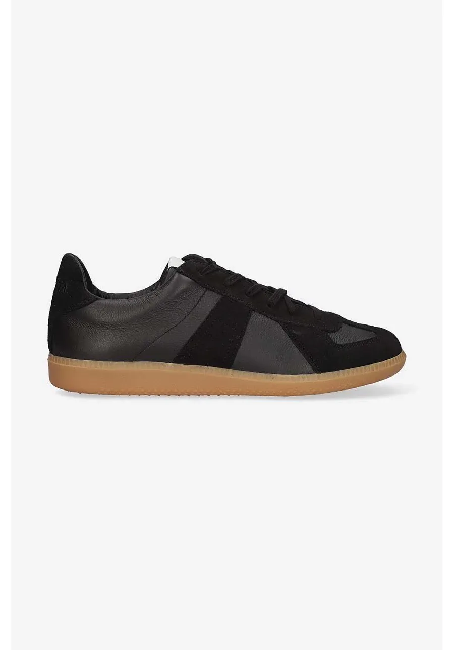 obrazek 1 Novesta sneakersy skórzane N974007.60Y13Y003 kolor czarny N974007.60Y13Y003-BLACK