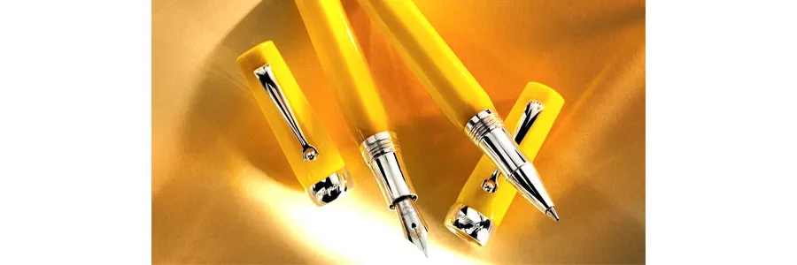obrazek 3 Diamentowe Pióro Wieczne Yellow Micra Montegrappa