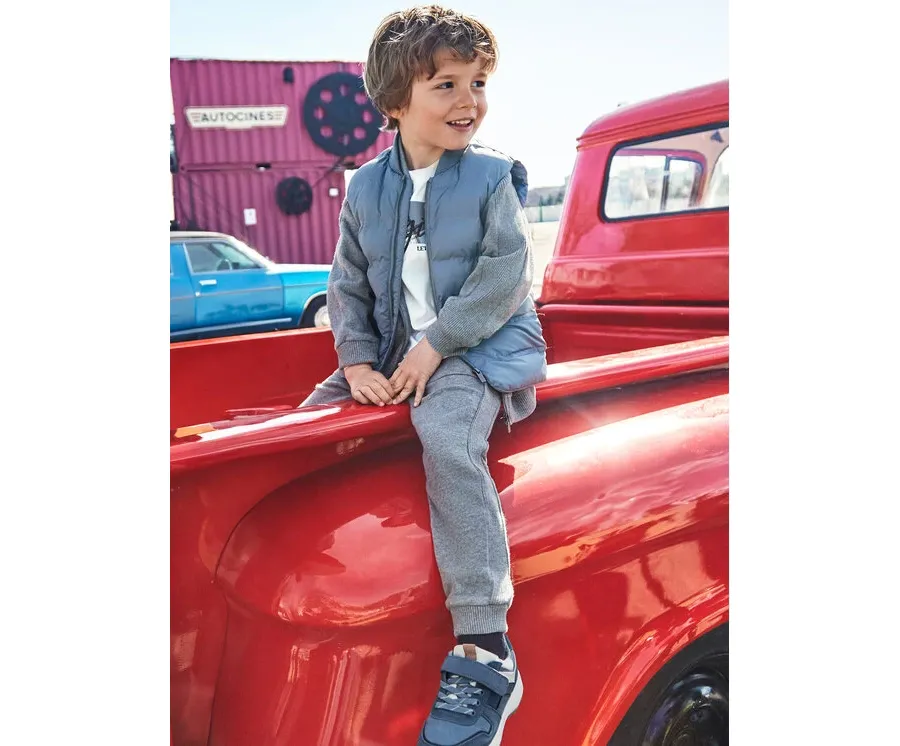 obrazek 1 Mayoral Spodnie dresowe 4532 Szary Regular Fit