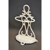 Picture Stylish antique French Art Nouveau umbrella made of cast iron