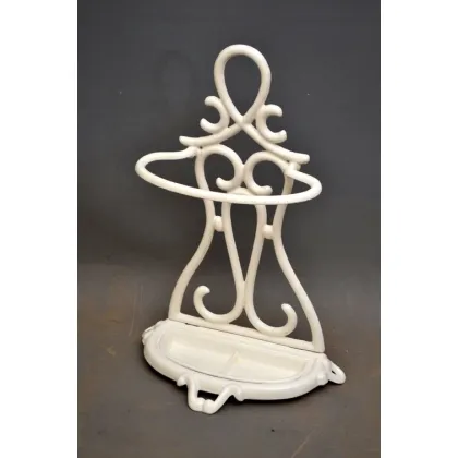 Zdjęcie Stylowy, antyczny francuski parasol w stylu secesyjnym z żeliwa