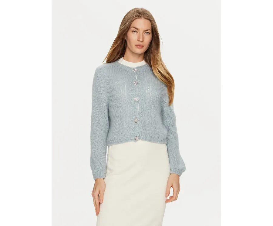 obrazek 1 ViCOLO Kardigan 33013S Błękitny Regular Fit