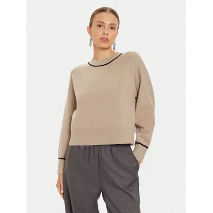 Zdjęcie Vero Moda Sweter Saba 10318077 Beżowy Regular Fit