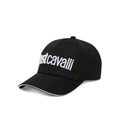 Zdjęcie Just Cavalli Czapka z daszkiem 78RAZK30 ZG192 Czarny