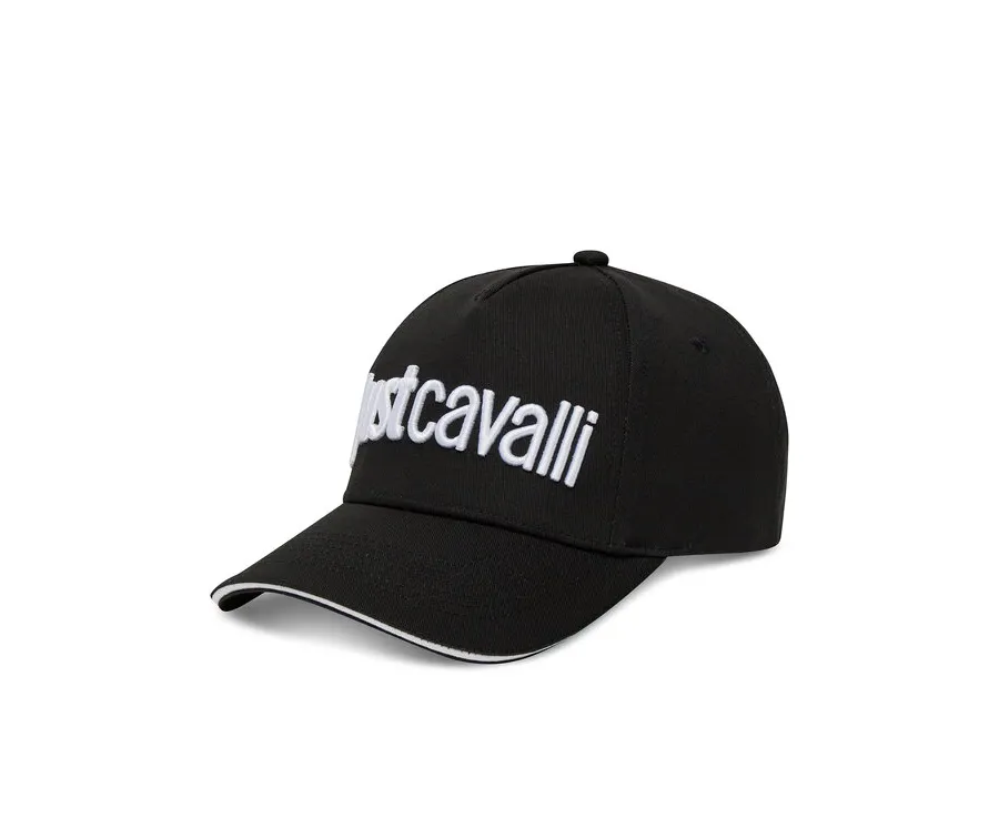 obrazek 1 Just Cavalli Czapka z daszkiem 78RAZK30 ZG192 Czarny