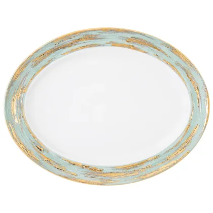 Zdjęcie Wyjątkowy talerz owalny Louise z porcelany