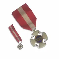 Picture Two Crosses of the Order of the Crown of Italy from the 20th century