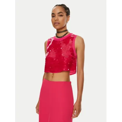 Zdjęcie Patrizia Pepe Bluzka 8C0713 A455 M513 Różowy Slim Fit