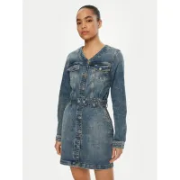 Zdjęcie Tommy Jeans Sukienka jeansowa DW0DW19854 Niebieski Regular Fit