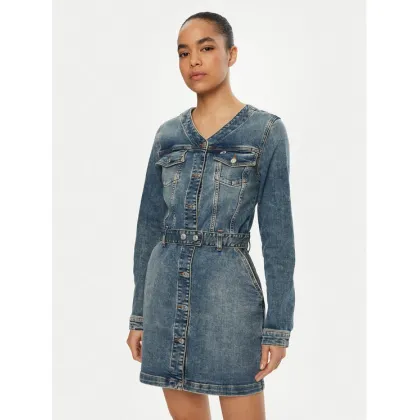 Zdjęcie Tommy Jeans Sukienka jeansowa DW0DW19854 Niebieski Regular Fit