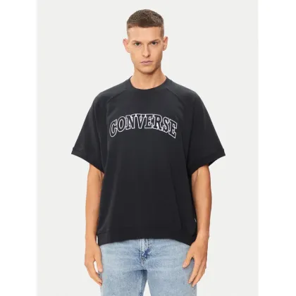 Zdjęcie Converse T-Shirt M Retro Chuck Ss Crew 10026428-A01 Czarny Regular Fit