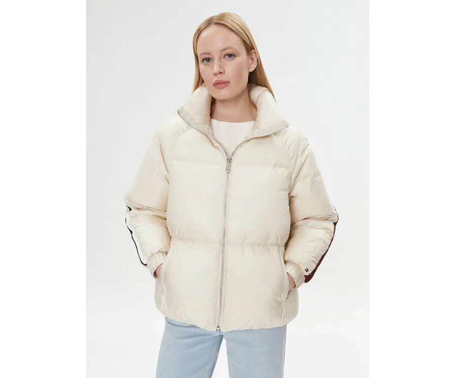obrazek 1 Tommy Hilfiger Kurtka puchowa WW0WW40093 Beżowy Regular Fit