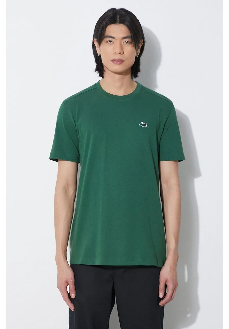 obrazek 1 Lacoste t-shirt męski kolor zielony gładki