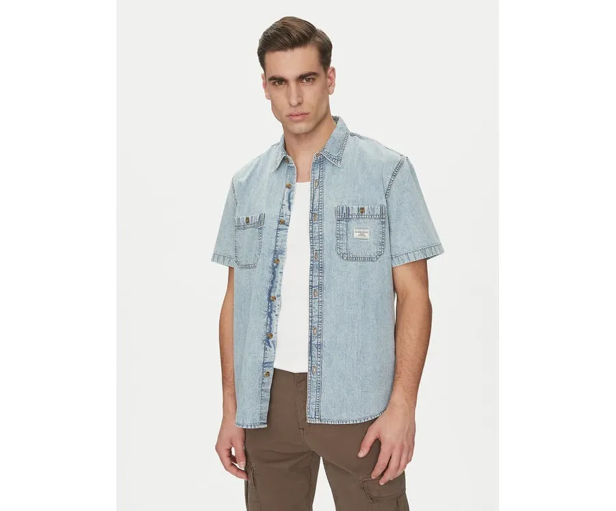 obrazek 1 Guess Jeans Koszula jeansowa M5GH09 D5NY1 Niebieski Regular Fit