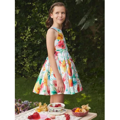 Zdjęcie Abel & Lula Sukienka elegancka 5064 Kolorowy Regular Fit