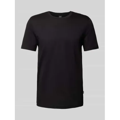 Zdjęcie T-shirt z prążkowanym, okrągłym dekoltem model ‘Tessler’
