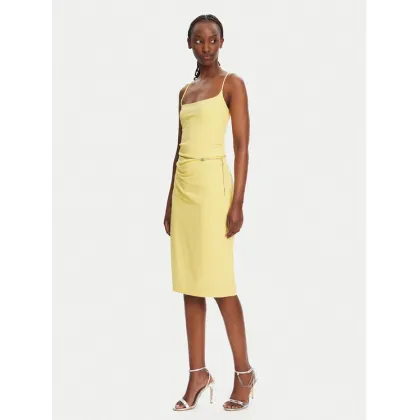 Zdjęcie HUGO Sukienka koktajlowa 50536465 Żółty Slim Fit