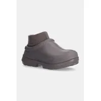 Zdjęcie UGG kalosze Tasman X damskie kolor brązowy na płaskim obcasie ocieplone 1125730-TCLD