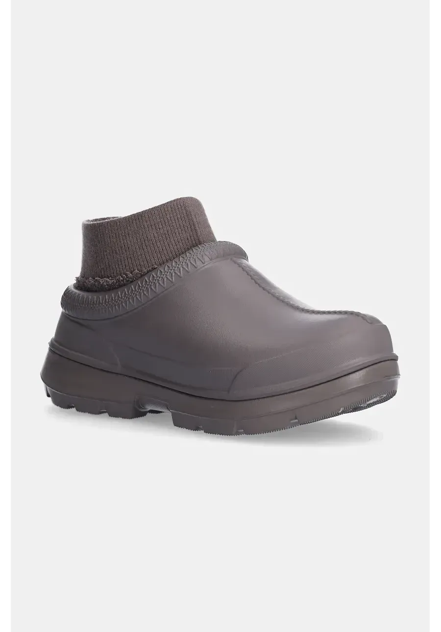 obrazek 1 UGG kalosze Tasman X damskie kolor brązowy na płaskim obcasie ocieplone 1125730-TCLD