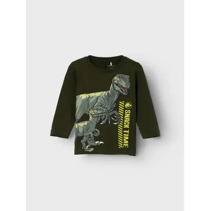 Zdjęcie NAME IT Bluzka 13219778 Zielony Regular Fit