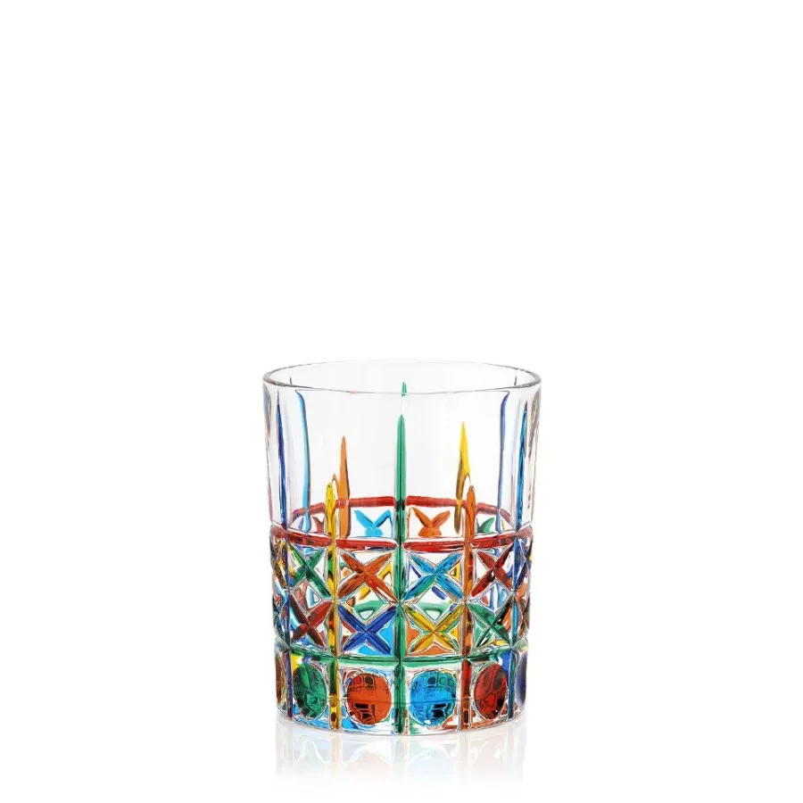 obrazek 1 Kolorowy komplet 6 szklanek do degustacji wody (345 ml)