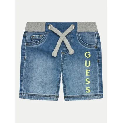 Zdjęcie Guess Szorty jeansowe N4GD15 D4GV0 Niebieski Regular Fit