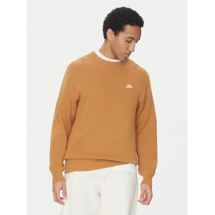 Zdjęcie Nike Sweter FQ2912 Brązowy Regular Fit