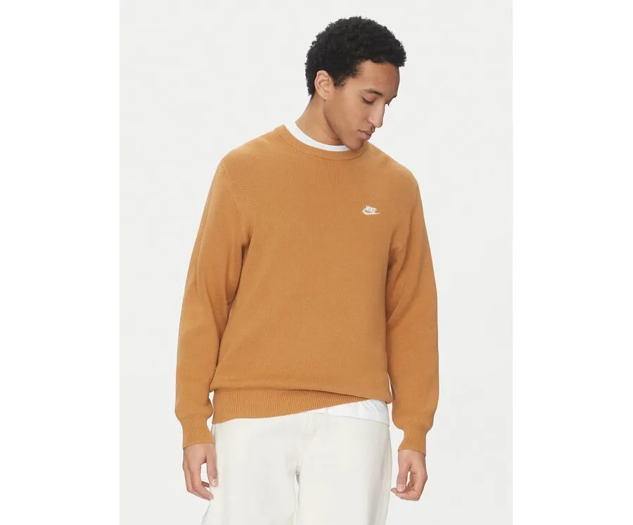 obrazek 1 Nike Sweter FQ2912 Brązowy Regular Fit