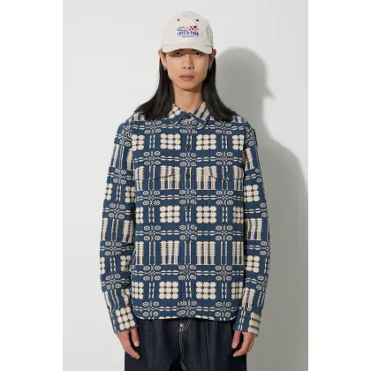 Zdjęcie Corridor kurtka koszulowa Lancaster Jacket kolor granatowy przejściowa JKT0016