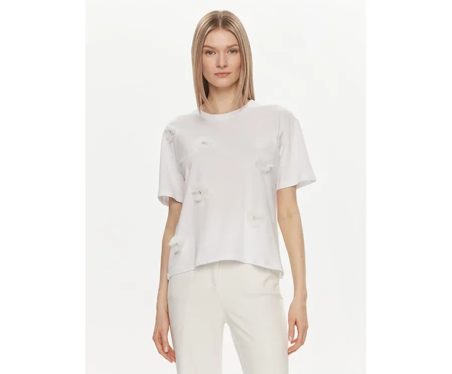 obrazek 1 Kontatto T-Shirt SH516 Biały Regular Fit