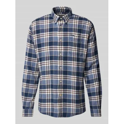 Zdjęcie Koszula casualowa o kroju tailored fit z kołnierzykiem typu button down model ‘Fallbay’