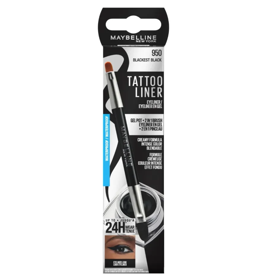 obrazek 1 Maybelline Tattoo Liner Gel Pot 950 Black Black 3 g
