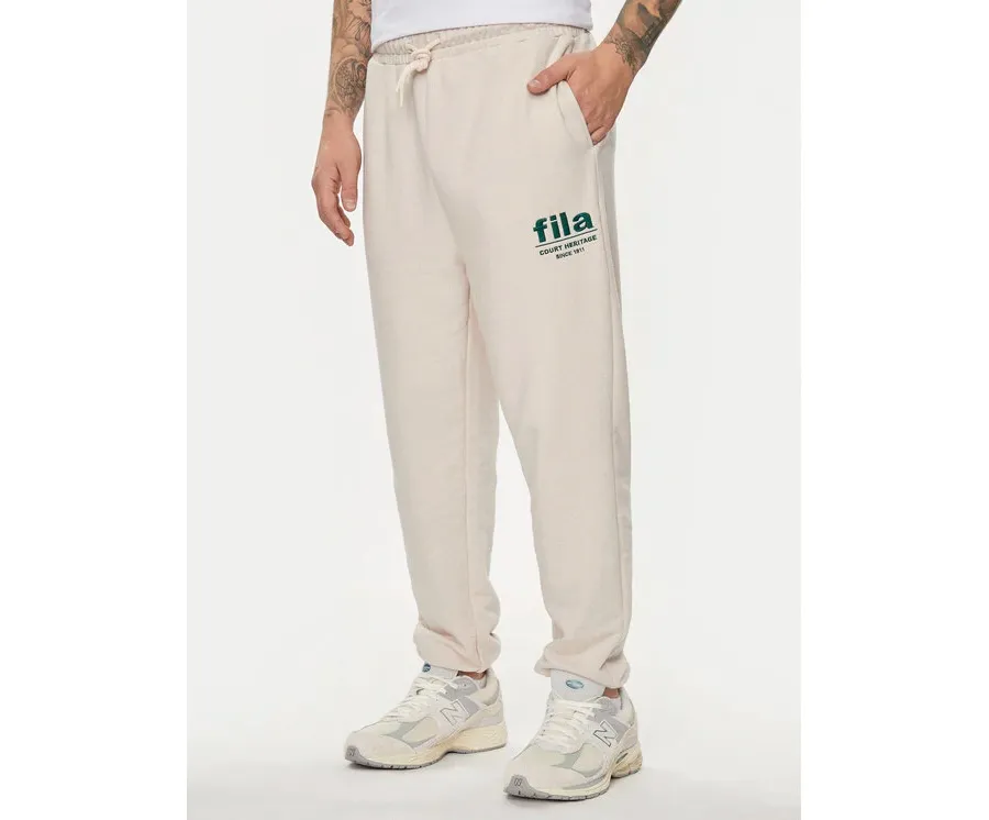 obrazek 1 Fila Spodnie dresowe FAM0647 Beżowy Regular Fit