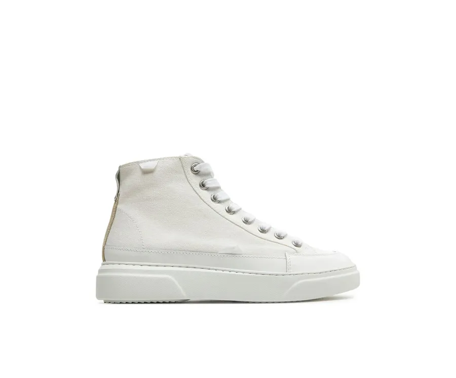 obrazek 1 Inuikii Sneakersy Canvas Lex High 50103-991 Biały