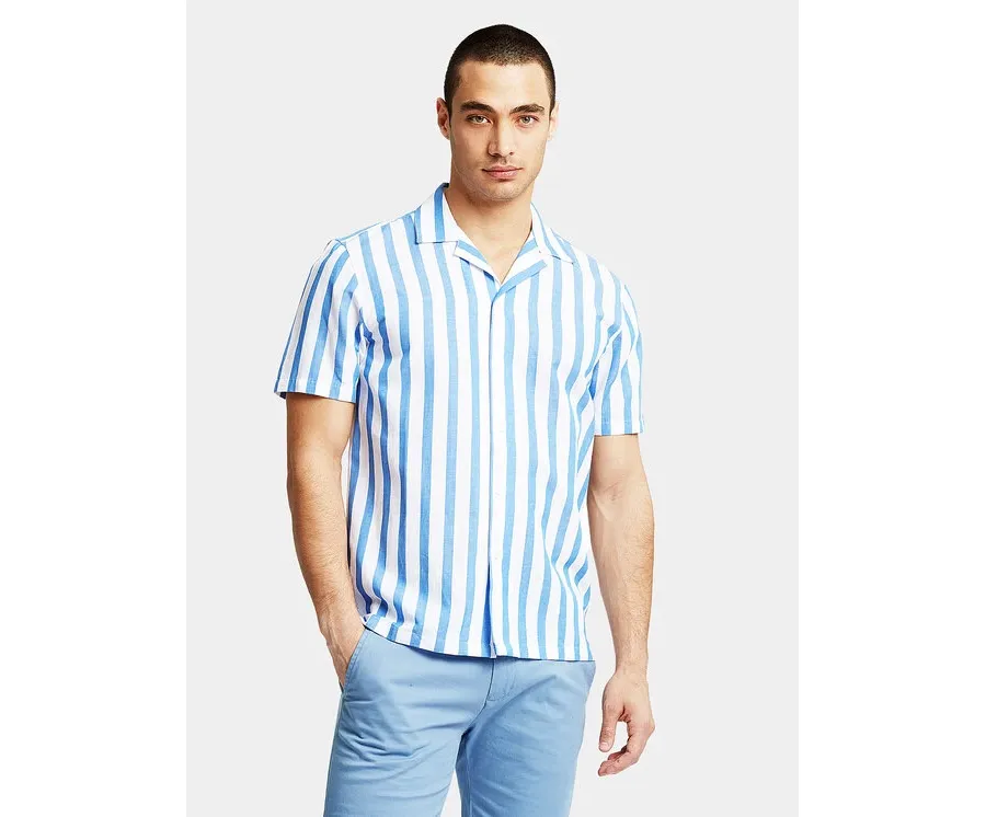 obrazek 1 Lindbergh Koszula 30-203321 Niebieski Relaxed Fit