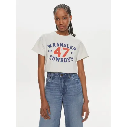 Zdjęcie Wrangler T-Shirt 112350277 Écru Regular Fit