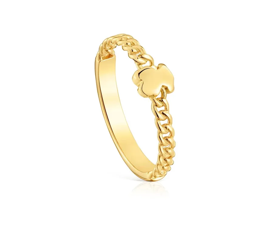 obrazek 1 TOUS Pierścionek Bold Motif 1004106912 Złoty