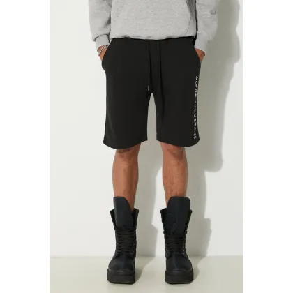 Zdjęcie Alpha Industries szorty Al Sweat męskie kolor czarny 116365.03-CZARNY