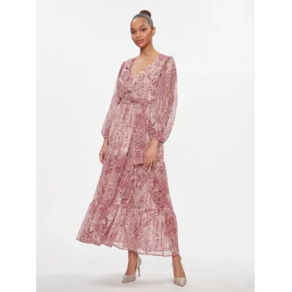 Zdjęcie ViCOLO Sukienka codzienna TR0280 Różowy Regular Fit