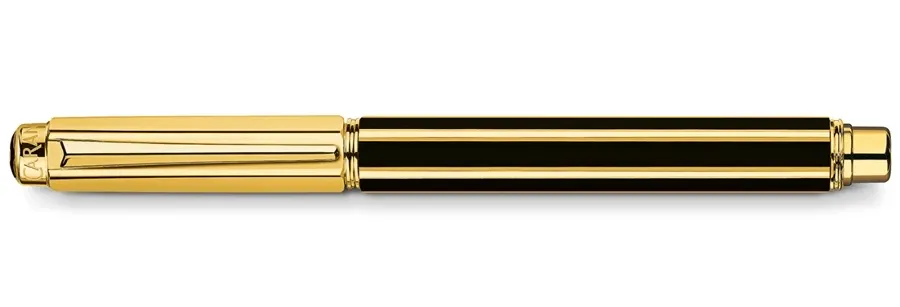 picture 2 Varius Rollerball Pen Chinablack gold-plated