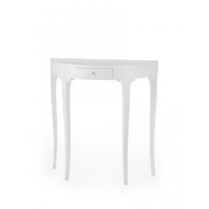 Zdjęcie Lakierowana konsola półksiężyc z szufladą - Zanini