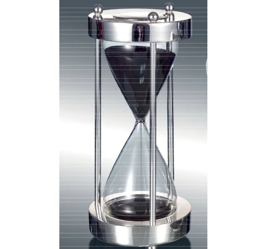 obrazek 1 Interesująca klepsydra z mosiężnego niklu